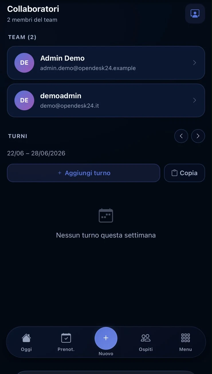 Gestione pulizie mobile